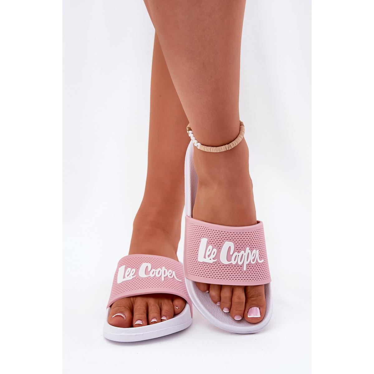 Dámske šľapky Lee Cooper LCW-26-4159 Ružové