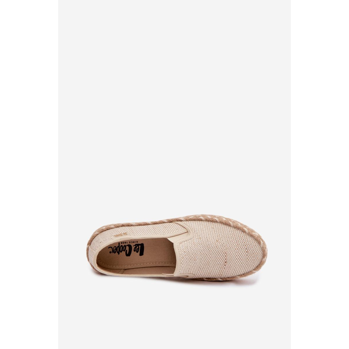Dámske Espadrile Na Platforme S Pleteným Detailom Lee Cooper LCW-26-31-4332 Béžové