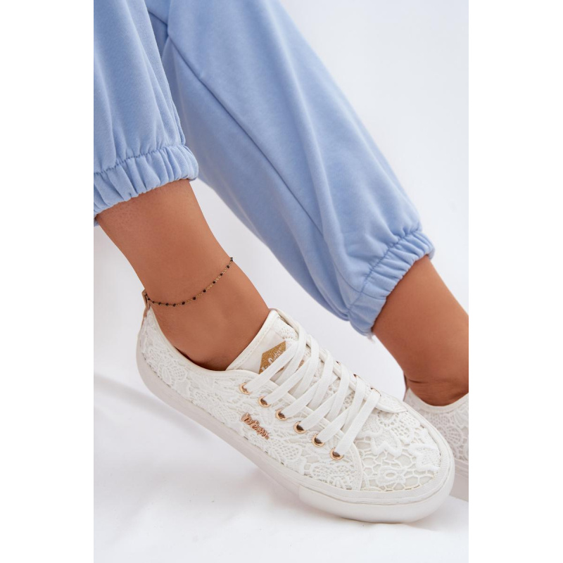 Dámske Tenisky S Čipkou Lee Cooper LCW-26-02-4060 Biele