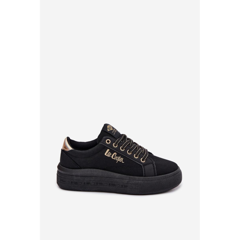 Dámske Tenisky na Platforme Lee Cooper LCW-26-44-4476 Čierne - Čierna