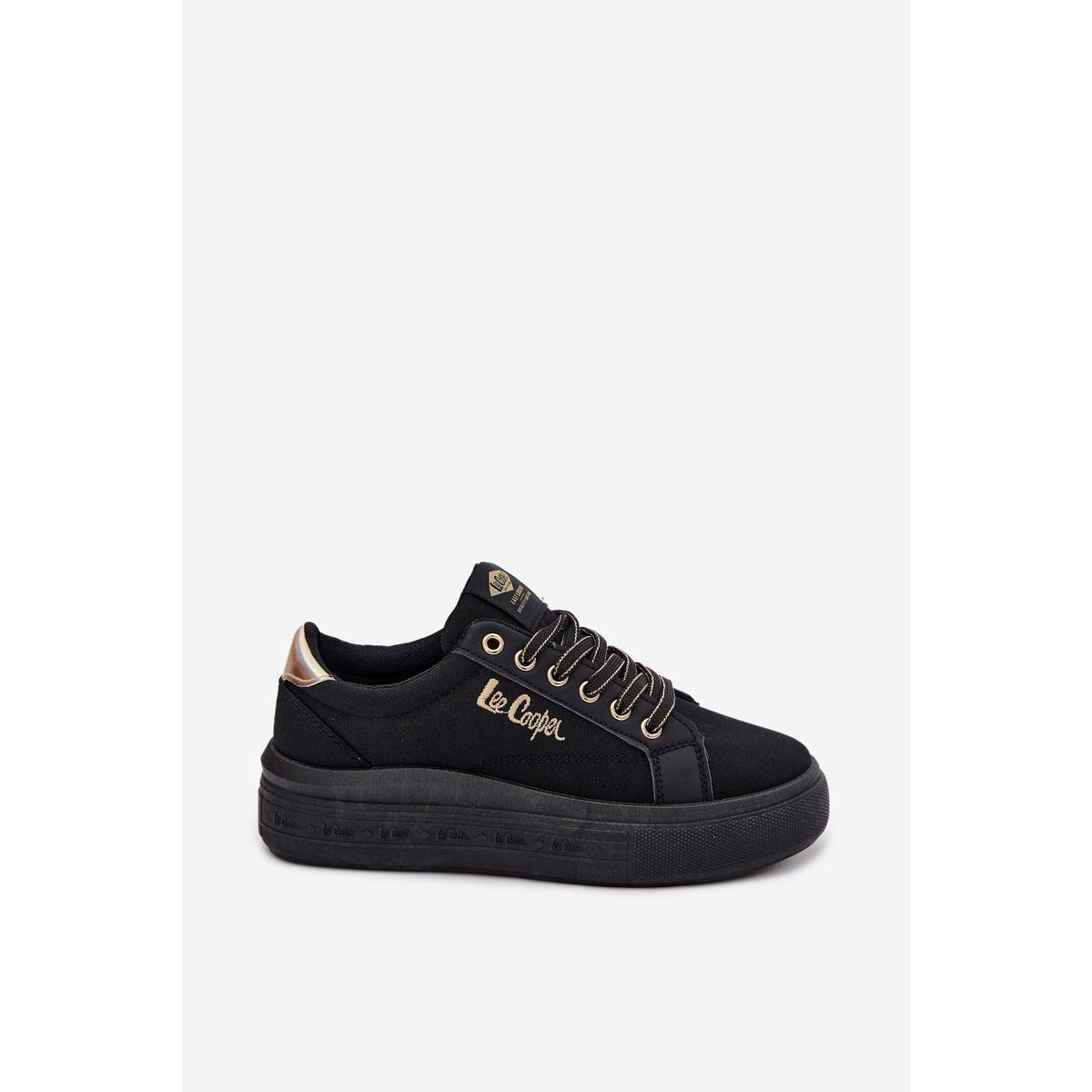 Dámske Tenisky na Platforme Lee Cooper LCW-26-44-4476 Čierne - Čierna
