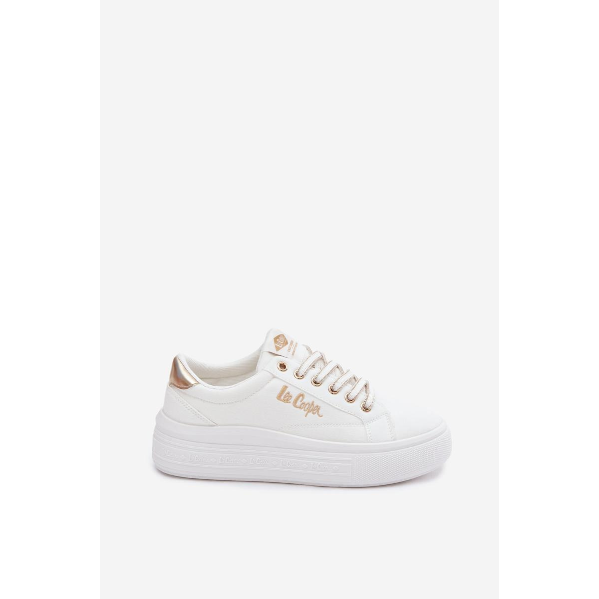 Dámske platformové tenisky Lee Cooper LCW-26-44-4478 Biele - Biela