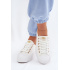 Dámske platformové tenisky Lee Cooper LCW-26-31-4369 Biele