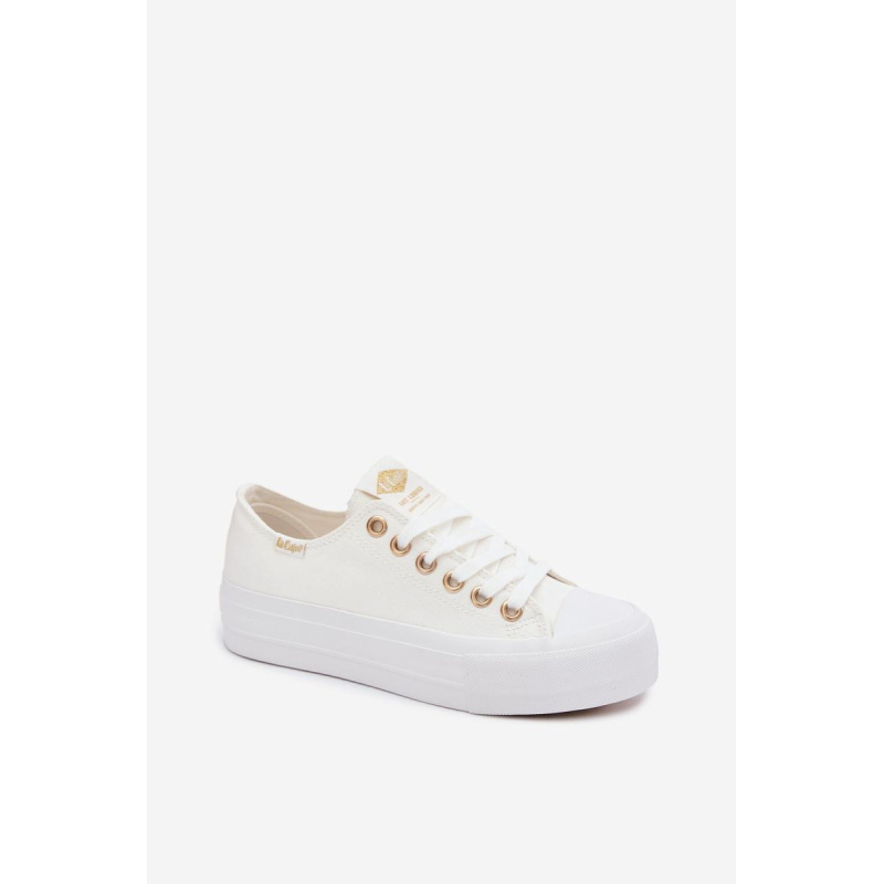 Dámske platformové tenisky Lee Cooper LCW-26-31-4369 Biele