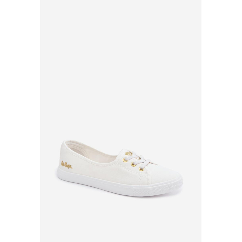 Dámske Tenisky Bielo Zlato Lee Cooper LCW-26-02-4043 - Biela