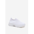 Materiálové Slip-On Dámske Športové Topánky Biele Floraine - Biela