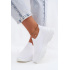 Materiálové Slip-On Dámske Športové Topánky Biele Floraine - Biela