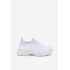Materiálové Slip-On Dámske Športové Topánky Biele Floraine - Biela