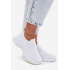 Materiálové Slip-On Dámske Športové Topánky Biele Floraine - Biela