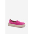 Vinceza Fuchsia mokasíny z prírodného semišu na platforme - Odtiene ružovej