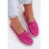 Vinceza Fuchsia mokasíny z prírodného semišu na platforme - Odtiene ružovej