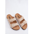 Dámske Papuče S Korkovou Podrážkou A Sponami Lee Cooper LCW-26-35-4454L Béžové - Béžová