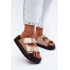 Dámske platformové sandále s prackami Lee Cooper LCW-26-35-4462L Zlaté