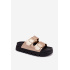 Dámske platformové sandále s prackami Lee Cooper LCW-26-35-4462L Zlaté