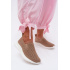 Dámske Slip-On Sietové Topánky Béžové Geressa - Béžová