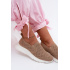 Dámske Slip-On Sietové Topánky Béžové Geressa - Béžová
