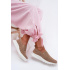 Dámske Slip-On Sietové Topánky Béžové Geressa - Béžová