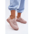 Materiálové Slip-On Dámske Športové Topánky Ružové Olive - Odtiene ružovej