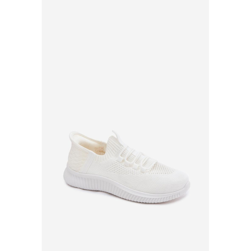 Materiálové Slip-On Dámske Športové Topánky Biele Olive - Biela