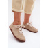 Kožené Semišové Dámske Tenisky Barefoot Zazoo N1243 Béžové