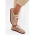 Kožené Semišové Dámske Tenisky Barefoot Zazoo N1243 Béžové