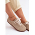 Kožené Semišové Dámske Tenisky Barefoot Zazoo N1243 Béžové