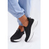 Materiálové Športové Topánky Dámske Slip-On Kobbo 102425 Čierne - Čierna