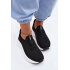 Materiálové Športové Topánky Dámske Slip-On Kobbo 102425 Čierne - Čierna