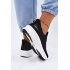 Materiálové Športové Topánky Dámske Slip-On Kobbo 102425 Čierne - Čierna