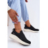 Dámske Slip-On Tenisky Materiál Kobbo 102424 Čierne - Čierna