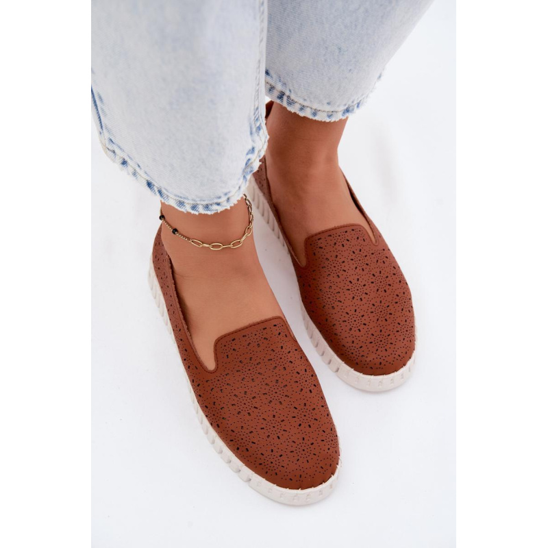 Dámske Priehľadné Slip-On Topánky Camel Salty - Odtiene hnedej a béžovej