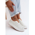 Otvorené Slip-On Platformové Topánky Biele Glamma - Biela