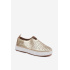 Otvorené Slip-on Platformové Topánky Zlaté Glamma - Zlatá
