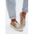 Otvorené Slip-on Platformové Topánky Zlaté Glamma - Zlatá