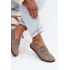 Semišové Mokasíny Barefoot Z Zazoo Cappuccino - Béžová
