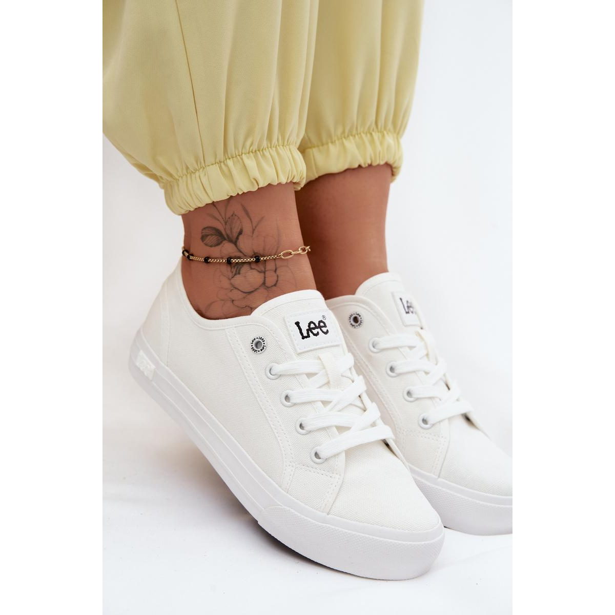 Dámske tenisky LEE AVA C LOW 50261001.1FG Biele - Biela