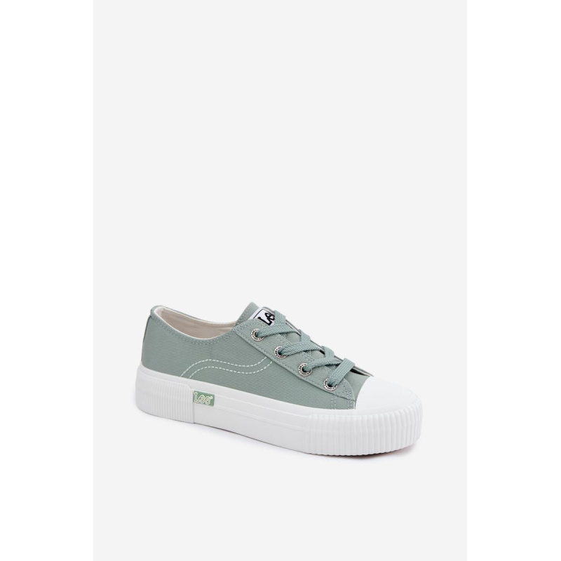 Dámske tenisky na platforme LEE ISLA C WOMEN LOW 50261002.98K Mäta - Odtiene zelenej