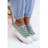 Dámske tenisky na platforme LEE ISLA C WOMEN LOW 50261002.98K Mäta - Odtiene zelenej