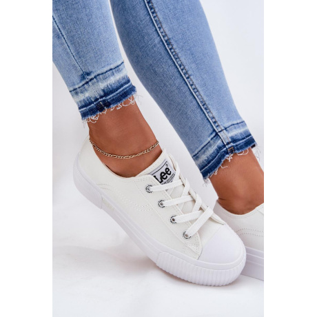 Dámske platformové tenisky LEE ISLA C WOMEN LOW 50261002.1FG Biela - Biela