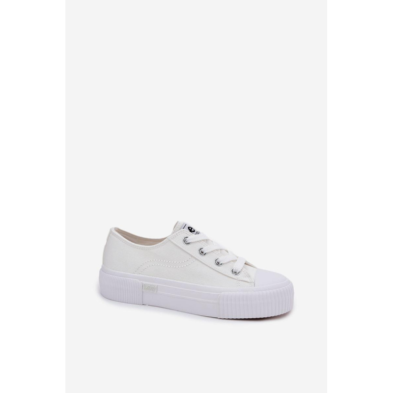Dámske platformové tenisky LEE ISLA C WOMEN LOW 50261002.1FG Biela - Biela