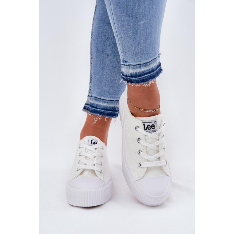Dámske platformové tenisky LEE ISLA C WOMEN LOW 50261002.1FG Biela - Biela