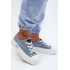 Dámske tenisky na platforme LEE ISLA C WOMEN LOW 50261002.21H džínové - Modrá