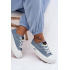 Dámske tenisky na platforme LEE ISLA C WOMEN LOW 50261002.21H džínové - Modrá