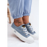 Dámske tenisky na platforme LEE ISLA C WOMEN LOW 50261002.21H džínové - Modrá
