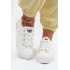 Dámske čipkované tenisky na platforme LEE ISLA LACE WOMEN LOW 50261003.1FG Biele