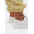 Dámske čipkované tenisky na platforme LEE ISLA LACE WOMEN LOW 50261003.1FG Biele