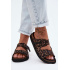 Dámske platformové šľapky s prackami D. Franklin DFSH407011 Leopard