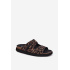Dámske platformové šľapky s prackami D. Franklin DFSH407011 Leopard