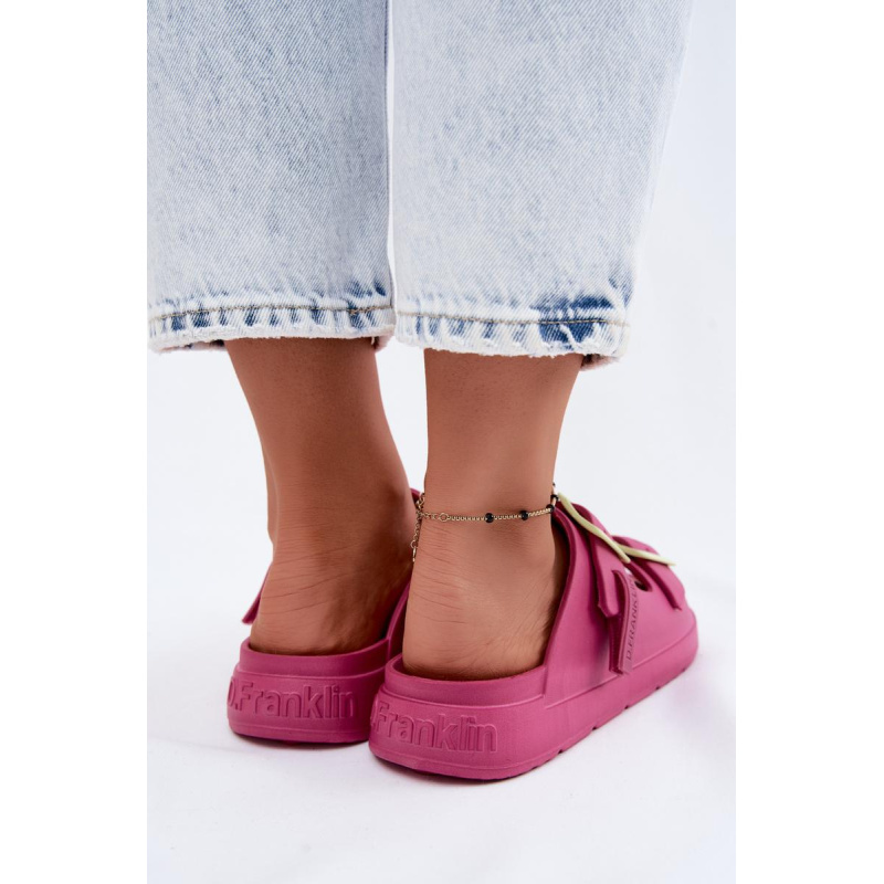 Penové Dámske Papuče S Prackami D.Franklin DFSH413005 Fuksia - Odtiene ružovej