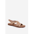 Dámske ploché béžové sandále Blinga - Béžová